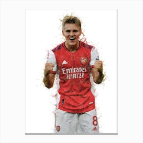 Martin Odegaard Arsenal Canvas Print