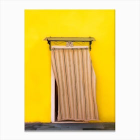 Curtained Doorway Canvas Print