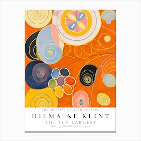 Hilma Af Klint Ten Largest Canvas Print