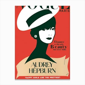 Audrey Hepburn 6 Canvas Print