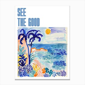 See The Good Poster Seascape Dream Matisse Style 8 Canvas Print