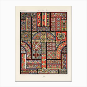 Middle Ages Pattern, Albert Racine 8 Canvas Print