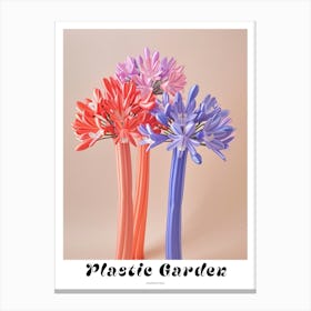 Dreamy Inflatable Flowers Poster Agapanthus 3 Canvas Print