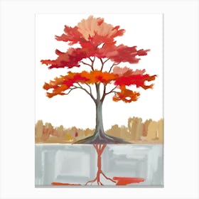 Red Maple Tree 1 Canvas Print