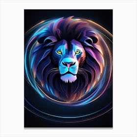 Lion Head 2 Canvas Print