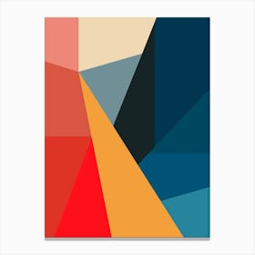 Bold Geometric Abstract Three Canvas Print