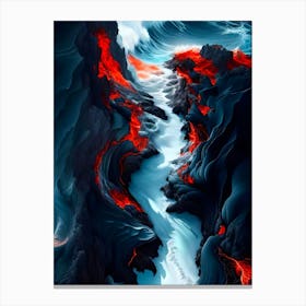 Lava Flow Canvas Print