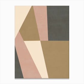 Composition Of Geometric Shapes 40 Canvas Print