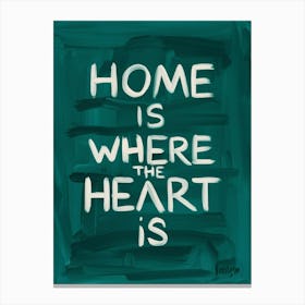 Home Is Where The Heart Is 3 Canvas Print