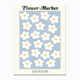 Flower Market daisies Canvas Print