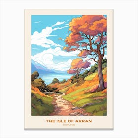 The Isle Of Arran Scotland 1 Hike Poster Canvas Print