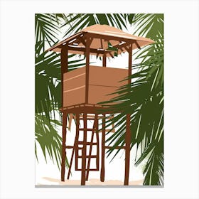 Lifeguard Tower Canvas Print