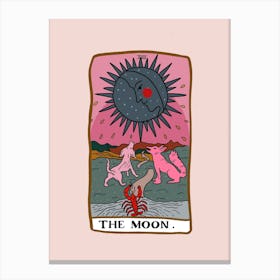 The Moon Tarot Canvas Print