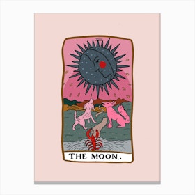 The Moon Tarot Canvas Print