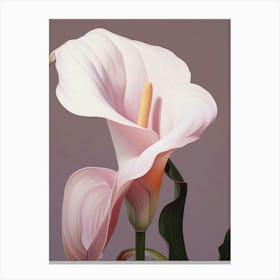 Floral Illustration Calla Lily 1 Canvas Print