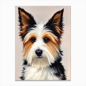 Coton De Tulear Watercolour dog Canvas Print