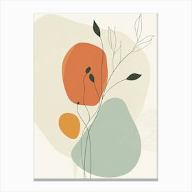 Abstract Floral Painting Canvas Print