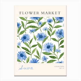 Flower Market art 5 Canvas Print