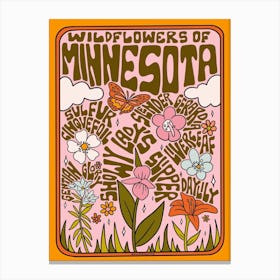 Minnesota Wildflowers Canvas Print