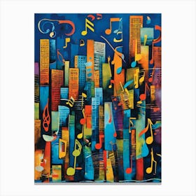 Music Notes Canvas Print