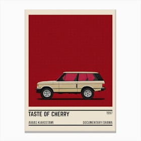 Taste Of Cherry Movie Car Canvas Print