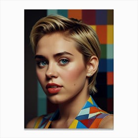 Miley Cyrus 2 Canvas Print