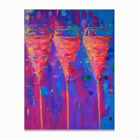 Pink Champage Canvas Print