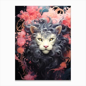 Lion Art Canvas Print