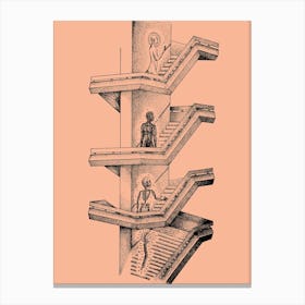 Chaos Is A Stairway Canvas Print