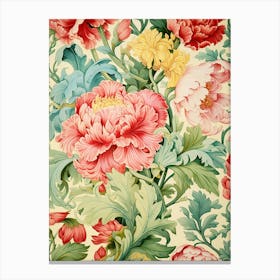 Floral Wallpaper 362 Canvas Print