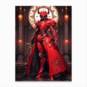 Red Armor Canvas Print