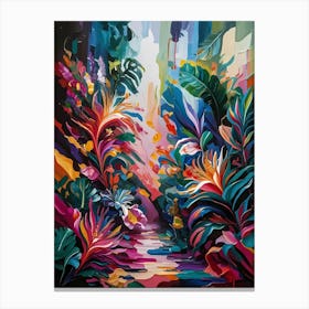 Tropical Jungle 10 Canvas Print