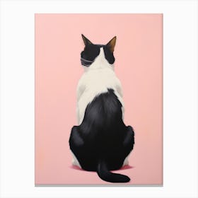 Cat Sitting Canvas Print