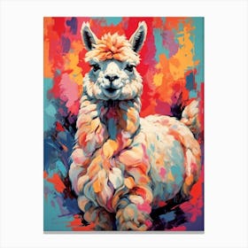 Vivid Alpaca Canvas Print