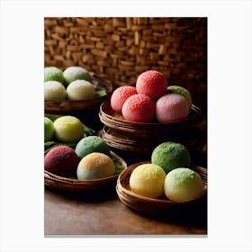 Asian Desserts Canvas Print