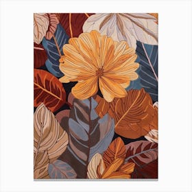 Fall Botanicals Hydrangea 2 Canvas Print