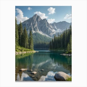 Mountain Lake Canvas Print