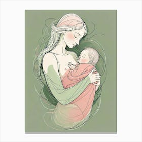 Motherhood Art Print (9) Canvas Print