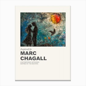 Museum Poster Inspired By Marc Chagall 3 Canvas Print