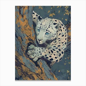 Snow Leopard 2 Canvas Print