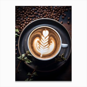 Coffee Latte Art 3 Canvas Print