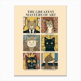 Masters Of Art II Canvas Print