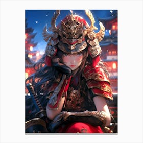 Samurai Girl 16 Canvas Print