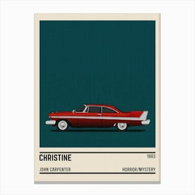 Christine Car Movie Canvas Print