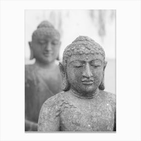 Buddha statue sculpture, Buddhism culture Canvas Print