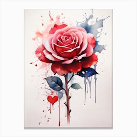 Rose Painting 1 Canvas Print