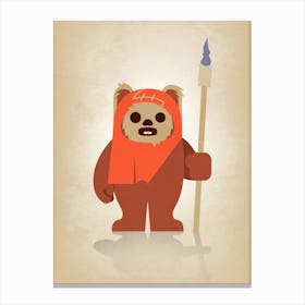 Star Wars Teddy Bear Canvas Print