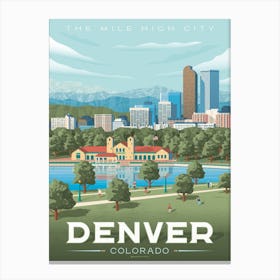 Denver Colorado Canvas Print