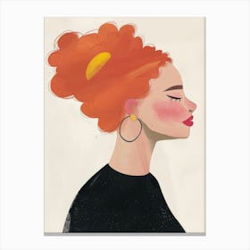 Red Haired Girl 2 Canvas Print