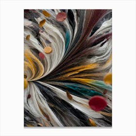 The Essence Of Emotions Amidst Chaos Canvas Print
